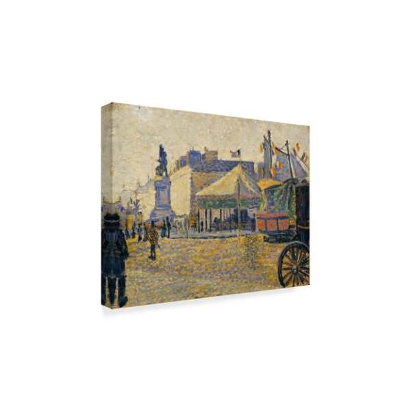 Paul Signac 'Place De Clichy' Canvas Art,24x32